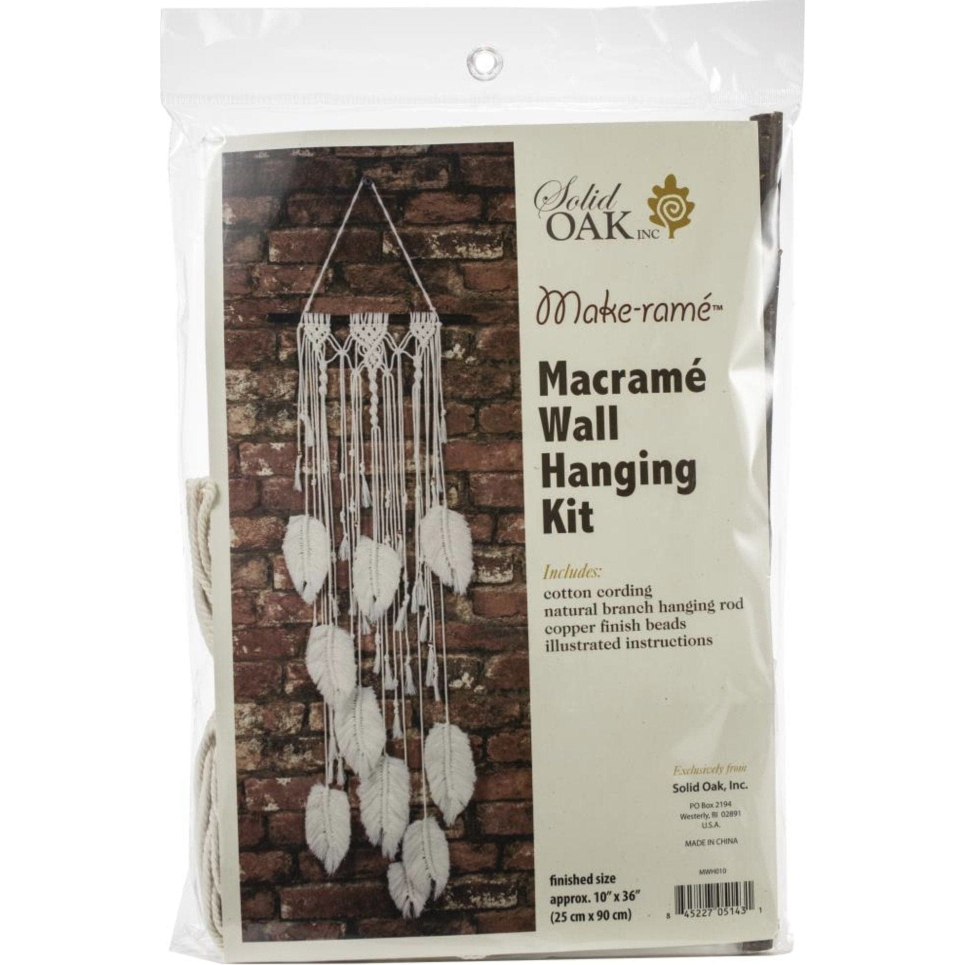 Macrame Wall Hanging Kit Feathers -