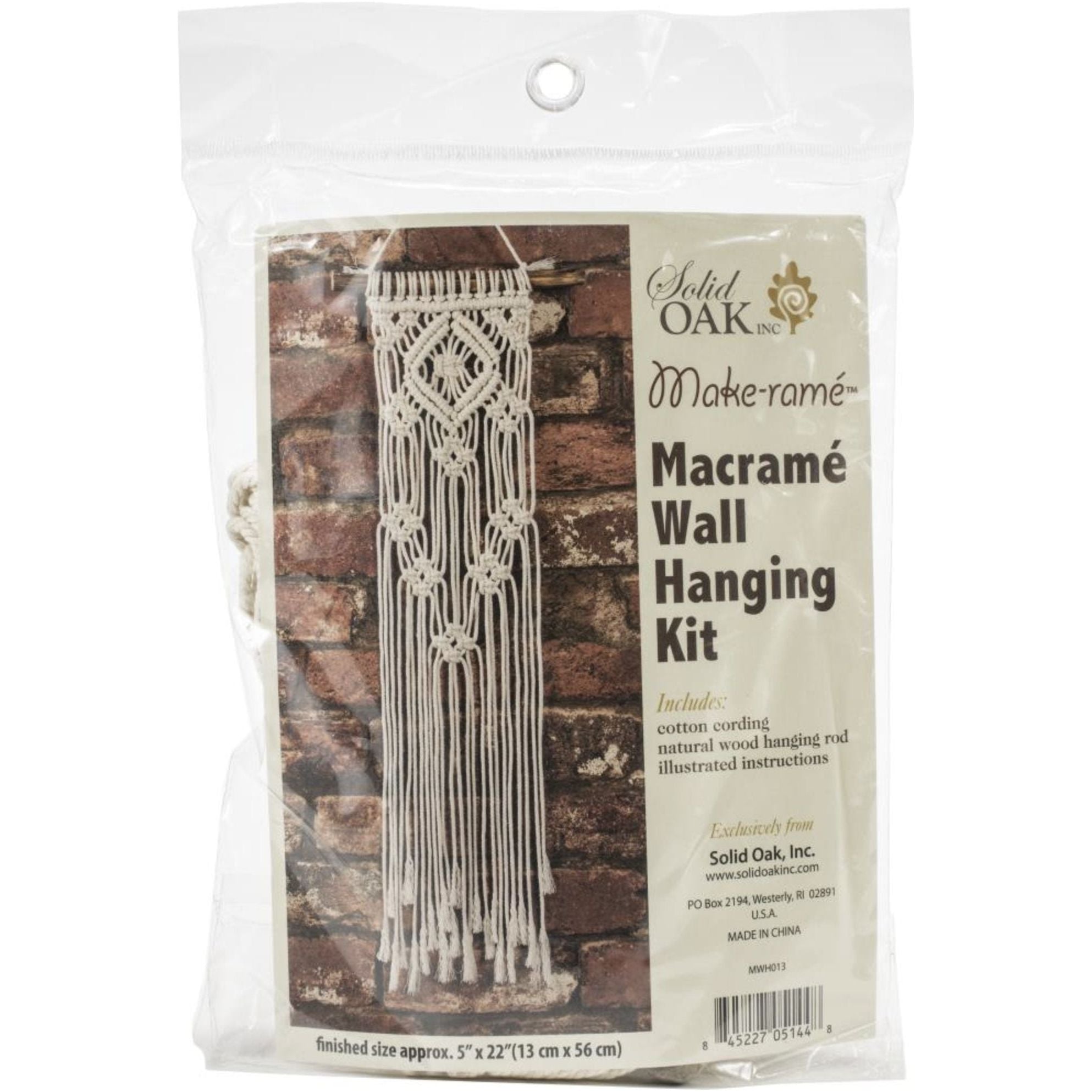 Macrame Wall Hanging Kit Lacy Squares - CRAFT2U