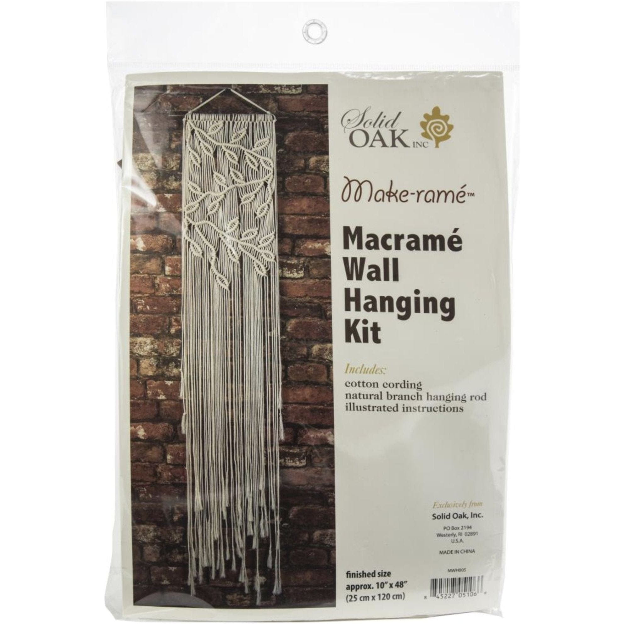 Macrame Wall Hanging Kit Leaves and Branches