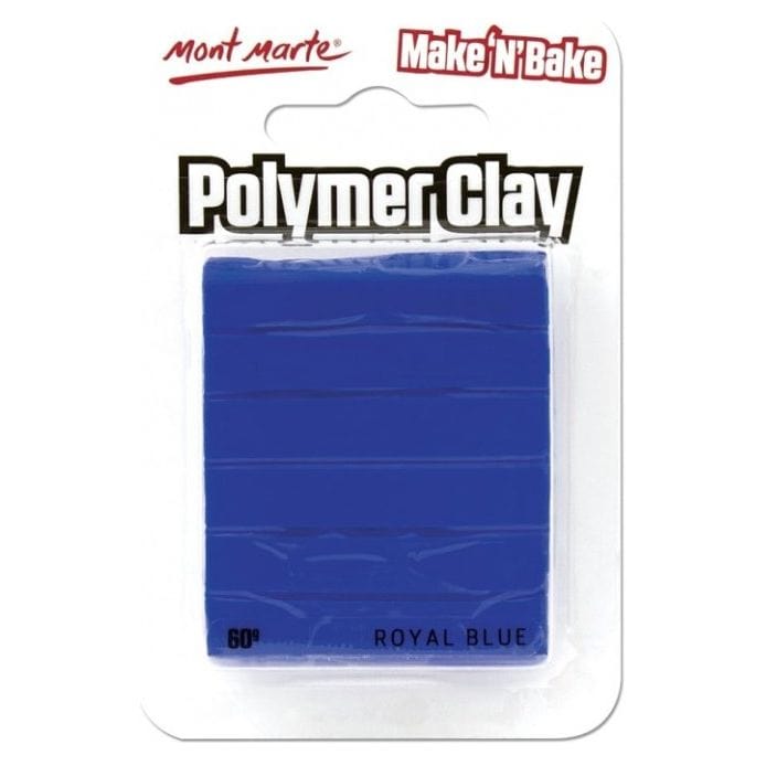 Mont Marte Make N Bake Polymer Clay 60g - Periwinkle Blue