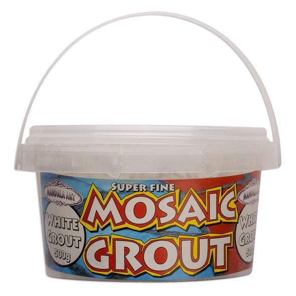 Mosaic Grout Super Fine White 500g