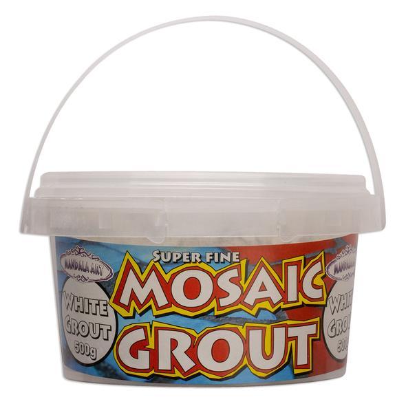 Mosaic Grout Super Fine White 500g - CRAFT2U