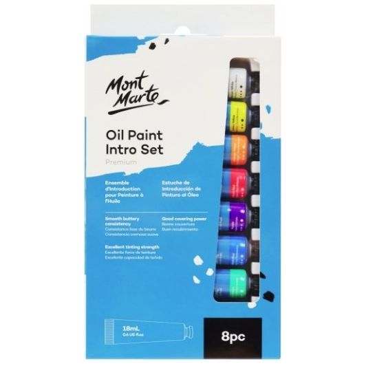 Oil Paint Intro Set 8pce x 18ml - CRAFT2U