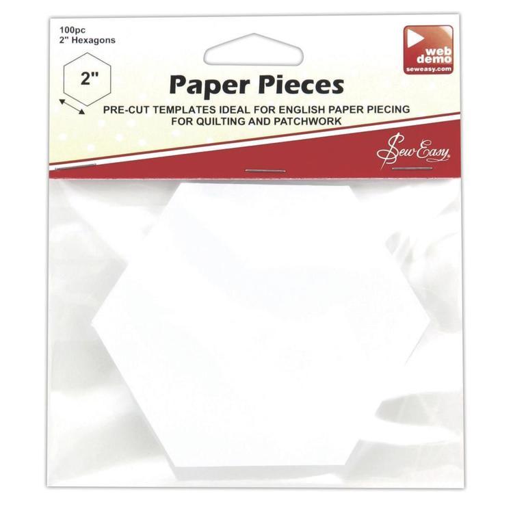Paper Pieces Hexagon - 6 sizes - Sew Easy - CRAFT2U
