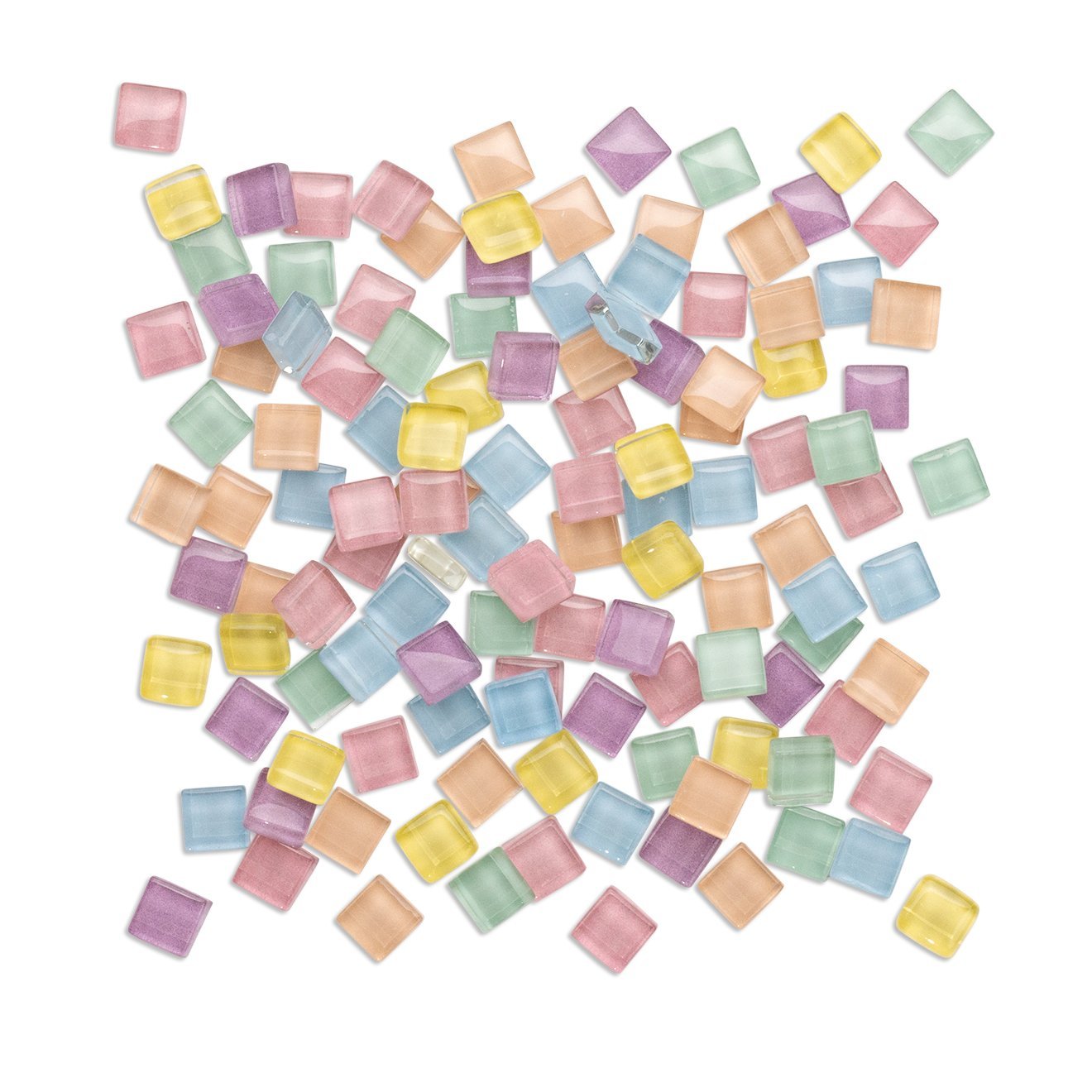Pastel Crystal Glass Mosaic Tiles 170g - CRAFT2U
