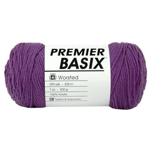 Premier Basix Worsted yarn 10Ply 200G ( 63 Colours Available) - CRAFT2U