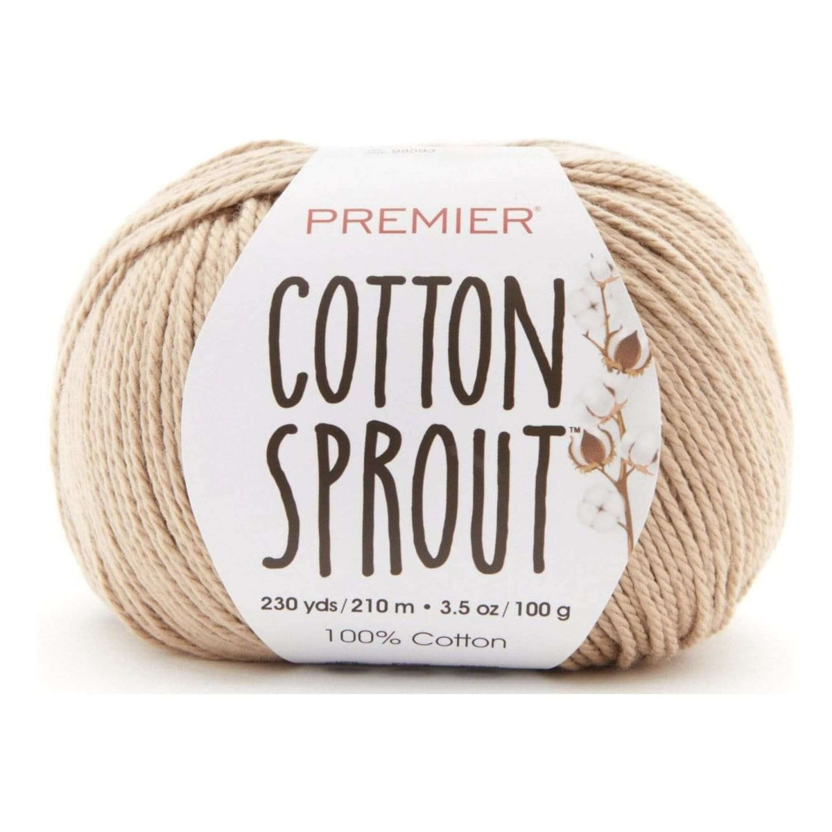 Premier Cotton Sprout Worsted Yarn-Blush