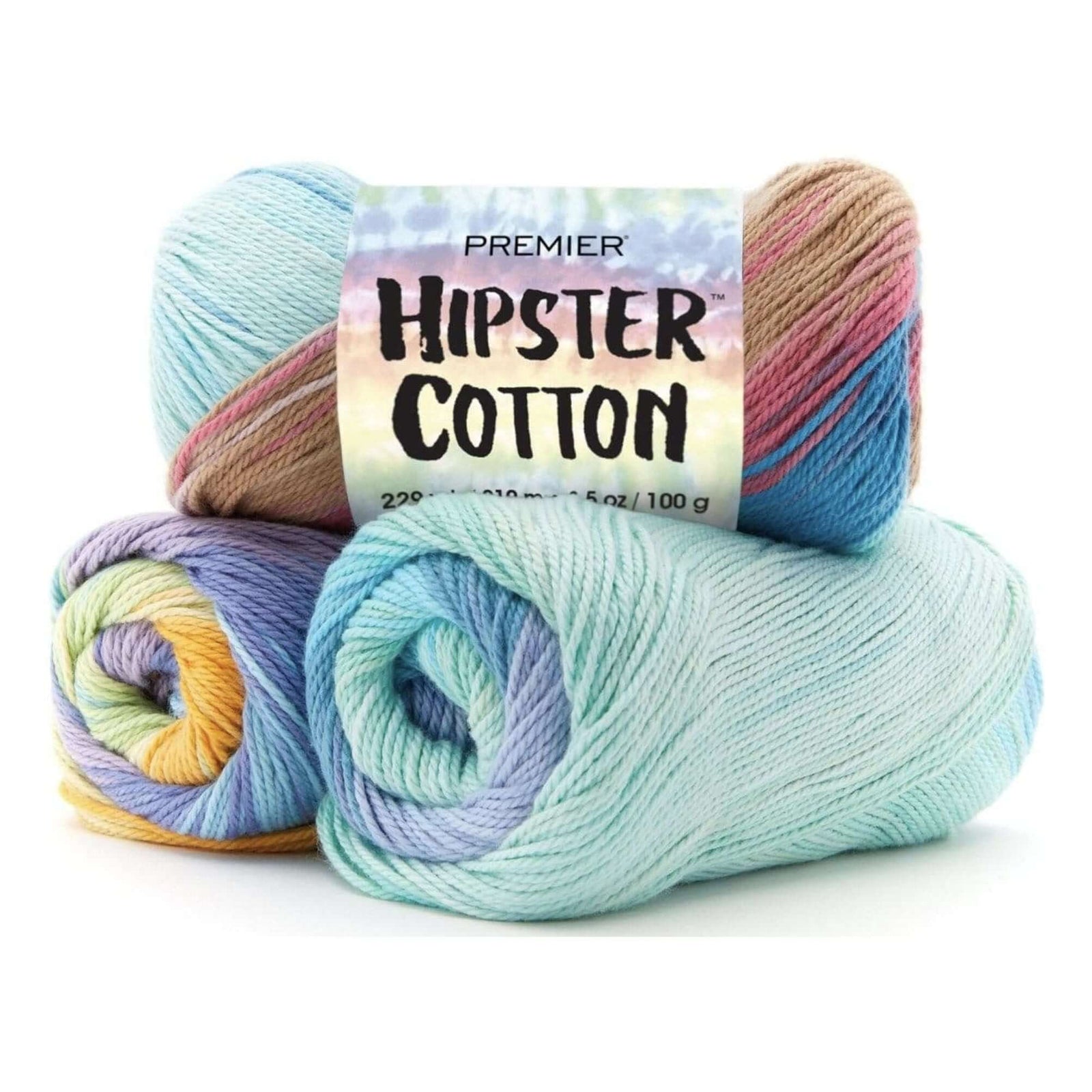 Multipack of 3 - Premier Yarns Cotton Fair Solid Yarn-Lavender