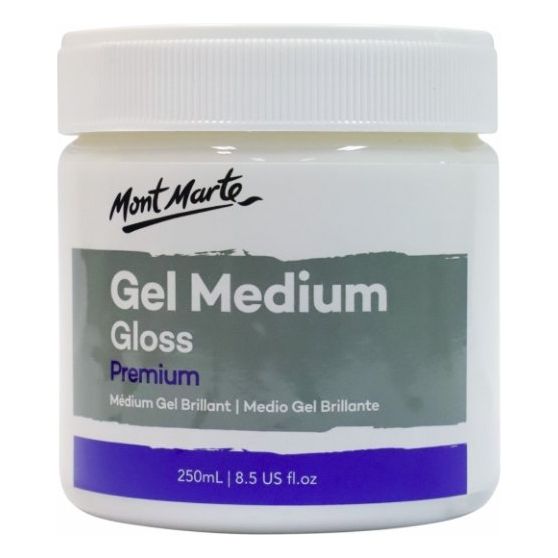 Premium Gel Medium Gloss 250ml (8.5oz) - CRAFT2U