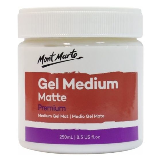 Premium Gel Medium Matte 250ml (8.5oz) - CRAFT2U