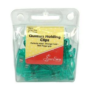 Quilters Holding Clips - 2 sizes