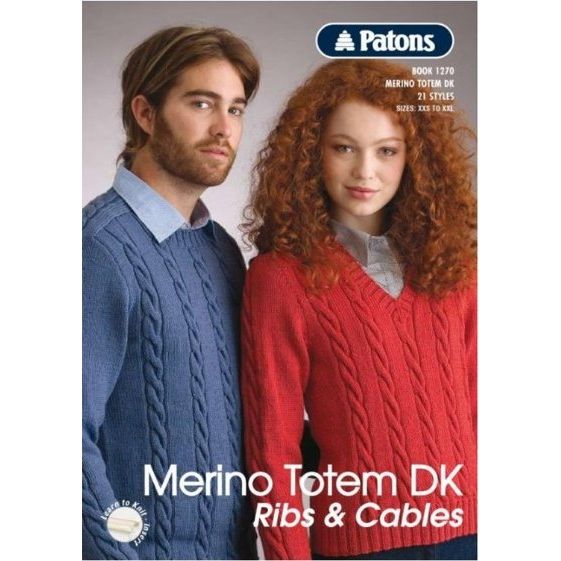 Ribs & Cables - Patons 8 ply - CRAFT2U