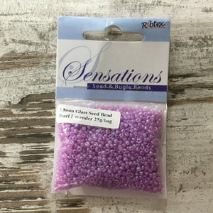 Size 12 (1.8mm) Glass Seed Beads 25g bag - CRAFT2U