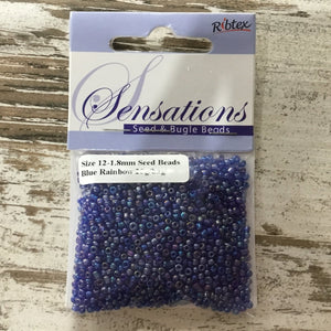 Size 12 (1.8mm) Glass Seed Beads 25g bag - CRAFT2U