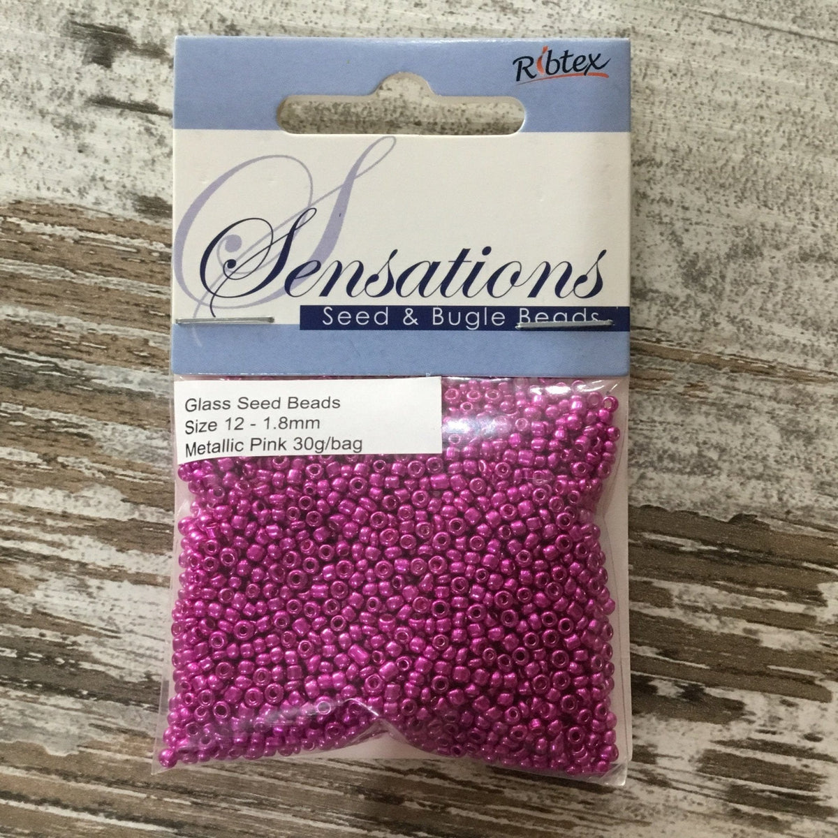 Glass Seed Beads 1.8mm 25g bag