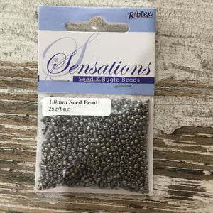 Size 12 (1.8mm) Glass Seed Beads 25g bag - CRAFT2U