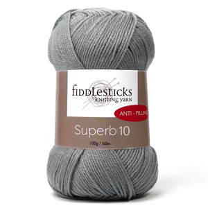 Fiddlesticks Superb 10 100% Anti Pilling Acrylic 10ply 100g (47 Colours) - CRAFT2U
