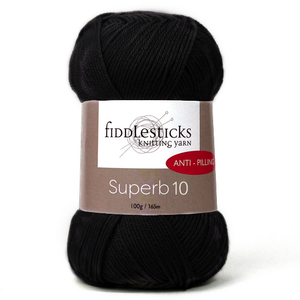 Fiddlesticks Superb 10 100% Anti Pilling Acrylic 10ply 100g (47 Colours) - CRAFT2U