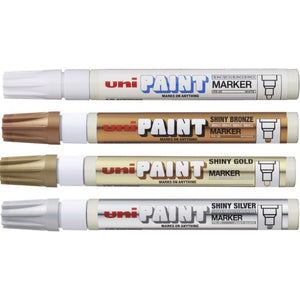 UNI Paint Marker Shiny Paint Markers 2.8mm Medium Bullet Tip - CRAFT2U
