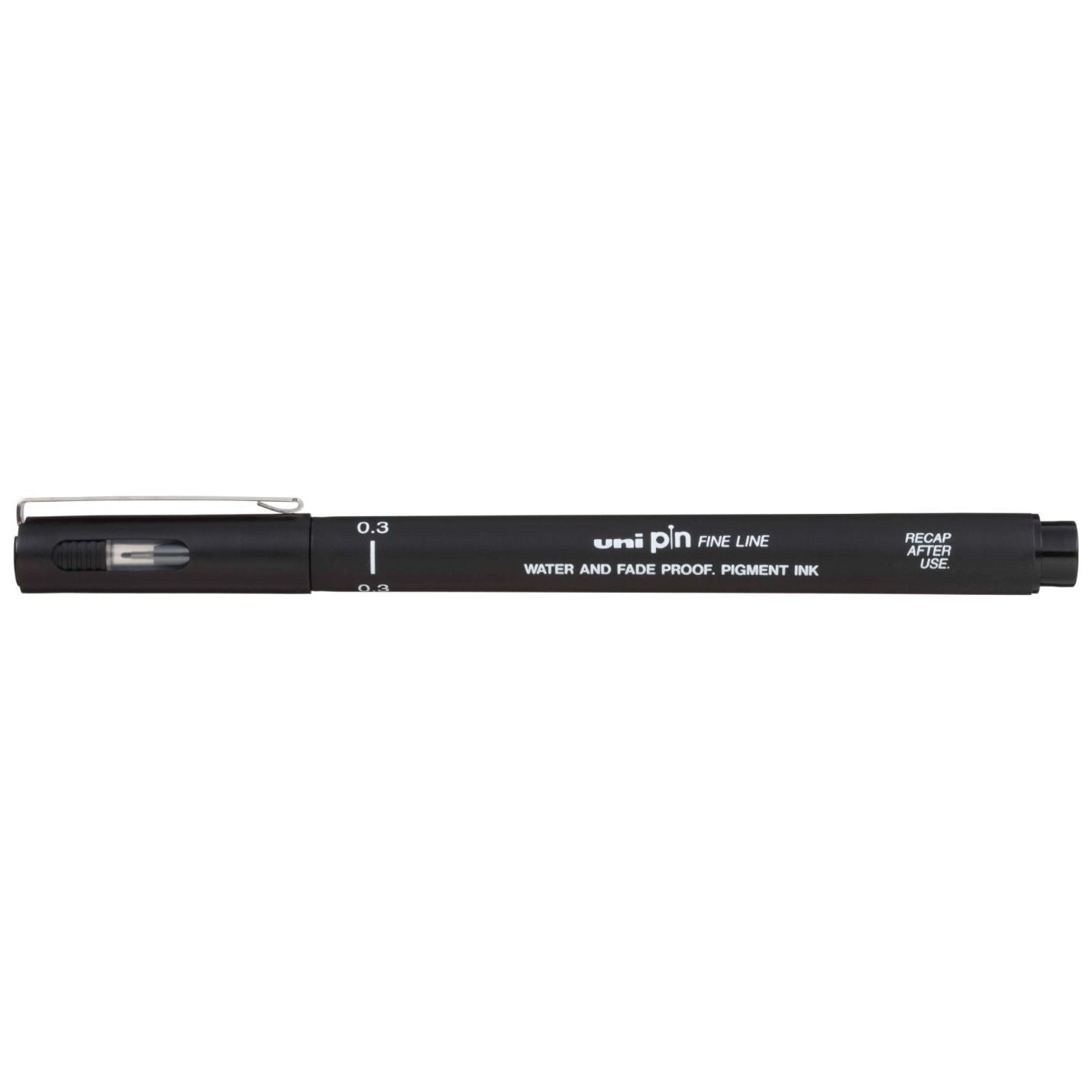Uni Pin Fineliner Black Pen (10 Sizes Available) - CRAFT2U