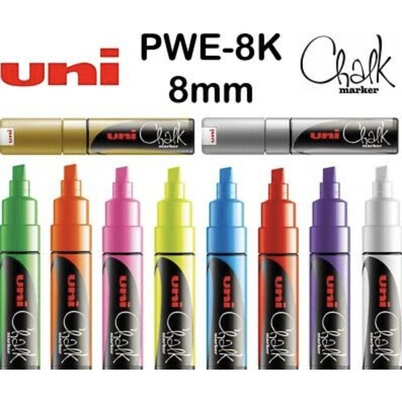 uni-ball - Pennarello permanente Inodore, tinta unita Prockey PM122, multisupporto uni-ball - Pennarello permanente Inodore, tinta unita Prockey PM122, multisupporto