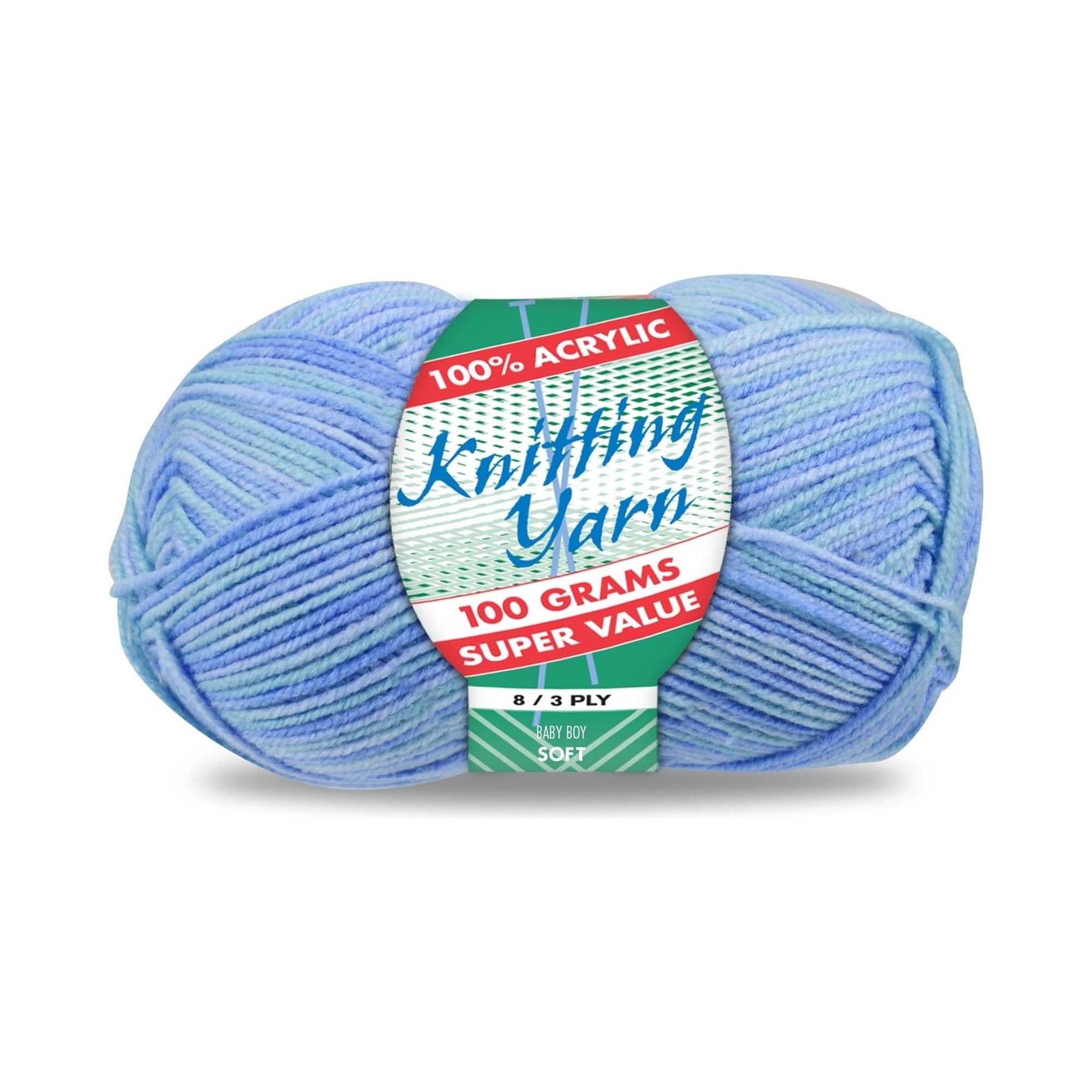 Yatsal Knitting Yarn 8 ply 100g Multicolour (21 colours available) - CRAFT2U