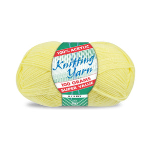 Yatsal Knitting Yarn 8 ply 100g Solid ( 55 colours available) - CRAFT2U