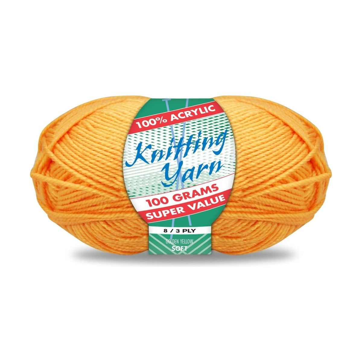 Yatsal Knitting Yarn 8 ply 100g Solid - CRAFT2U