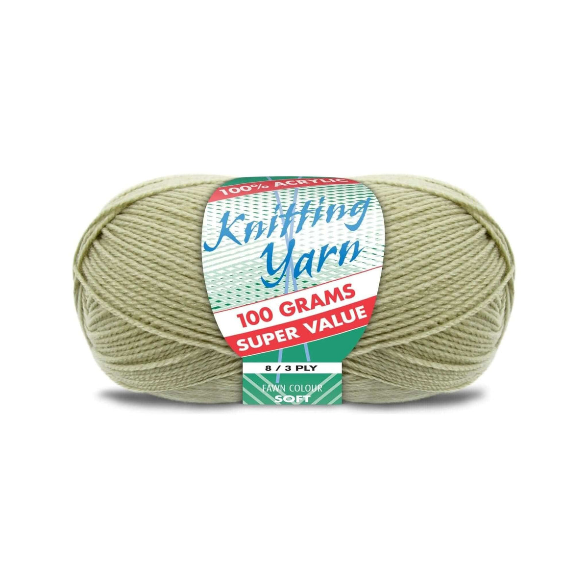 Yatsal Knitting Yarn 8 ply 100g Solid