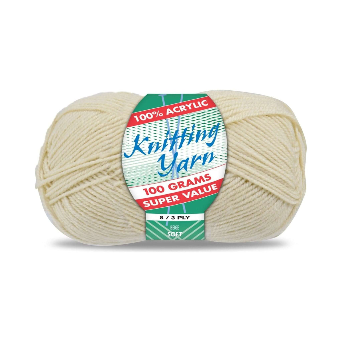 Yatsal Knitting Yarn 8 ply 100g Solid - CRAFT2U
