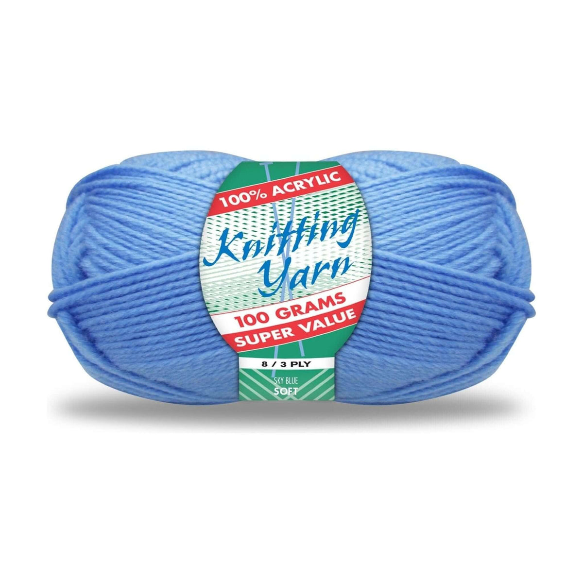 Blue knitting deals wool