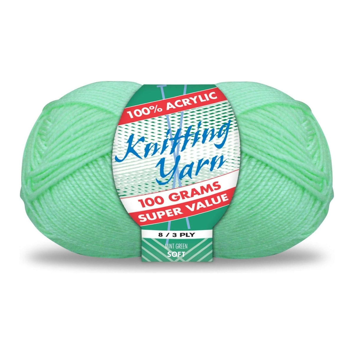 Yatsal Knitting Yarn 8 ply 100g Solid - CRAFT2U