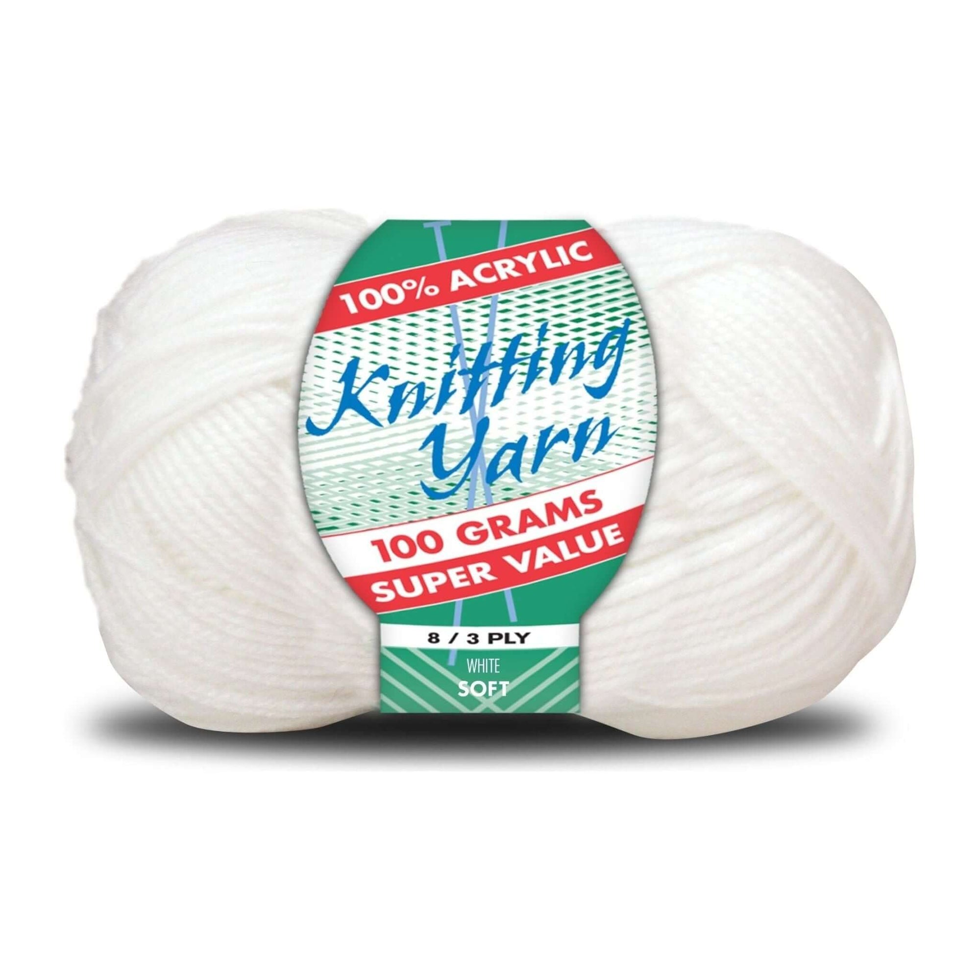 Yatsal Knitting Yarn 8 ply 100g Solid