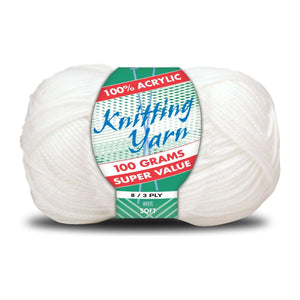 Yatsal Knitting Yarn 8 ply 100g Solid ( 55 colours available) (BULK 10 PACK) - CRAFT2U